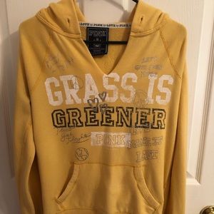 Yellow sweatshirt
